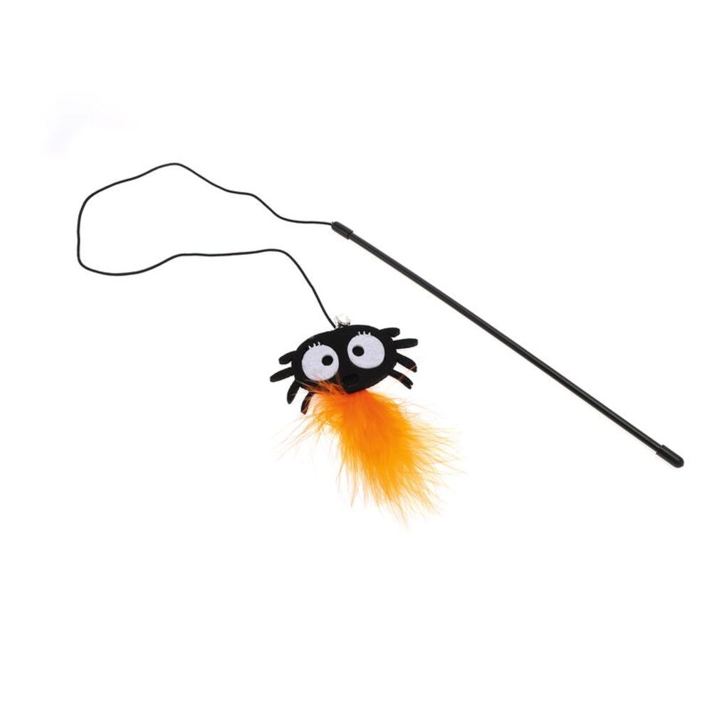 Cat Playing Rod Orange
